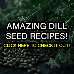 A leaderboard advertisement about amazing dill seed recipes!